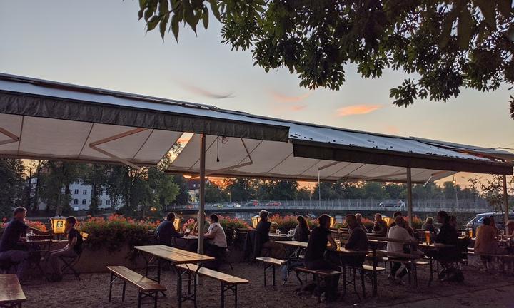 Lechgarten - Der Biergarten in Landsberg.